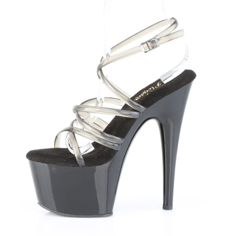 Pleaser Adore-706 Hakken Dames Zwart | BELGIE BEFLCDNT