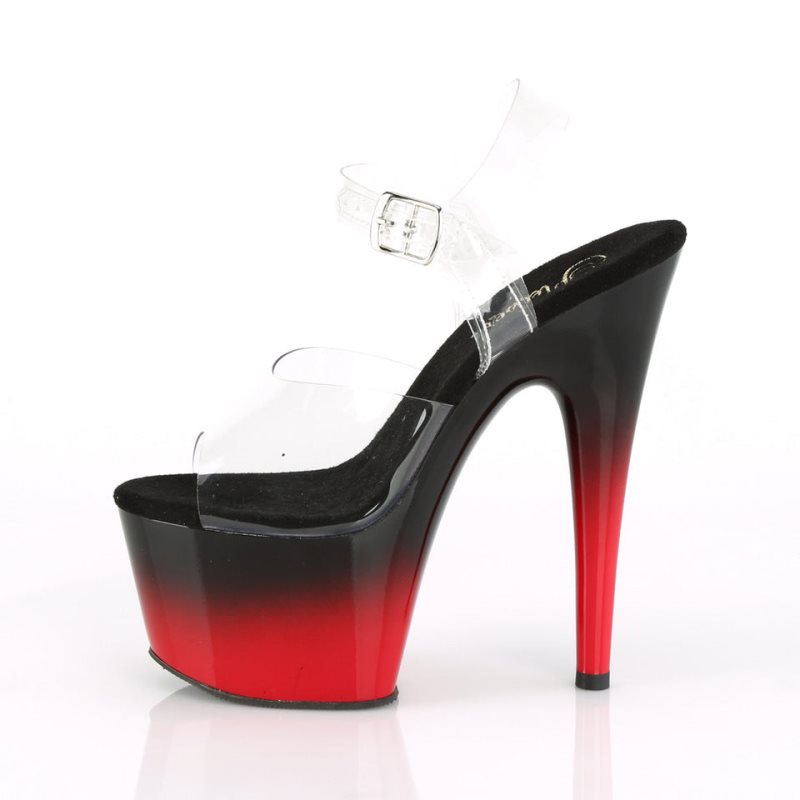 Pleaser Adore-708BR-H Hakken Dames Rood | BELGIE BETACKGB