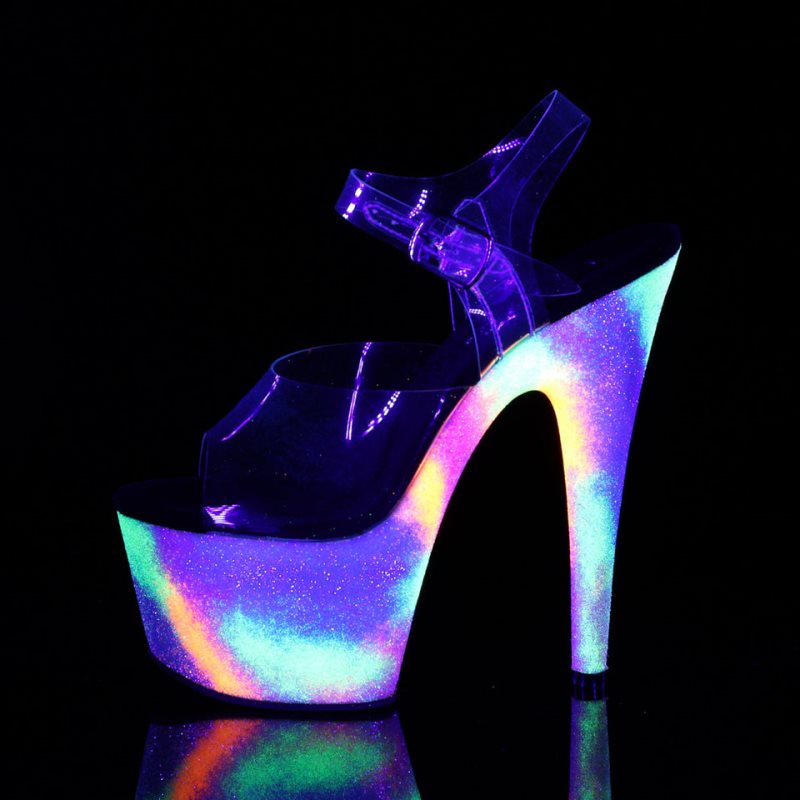 Pleaser Adore-708GXY Hakken Dames Paars | BELGIE BEHIJOEV