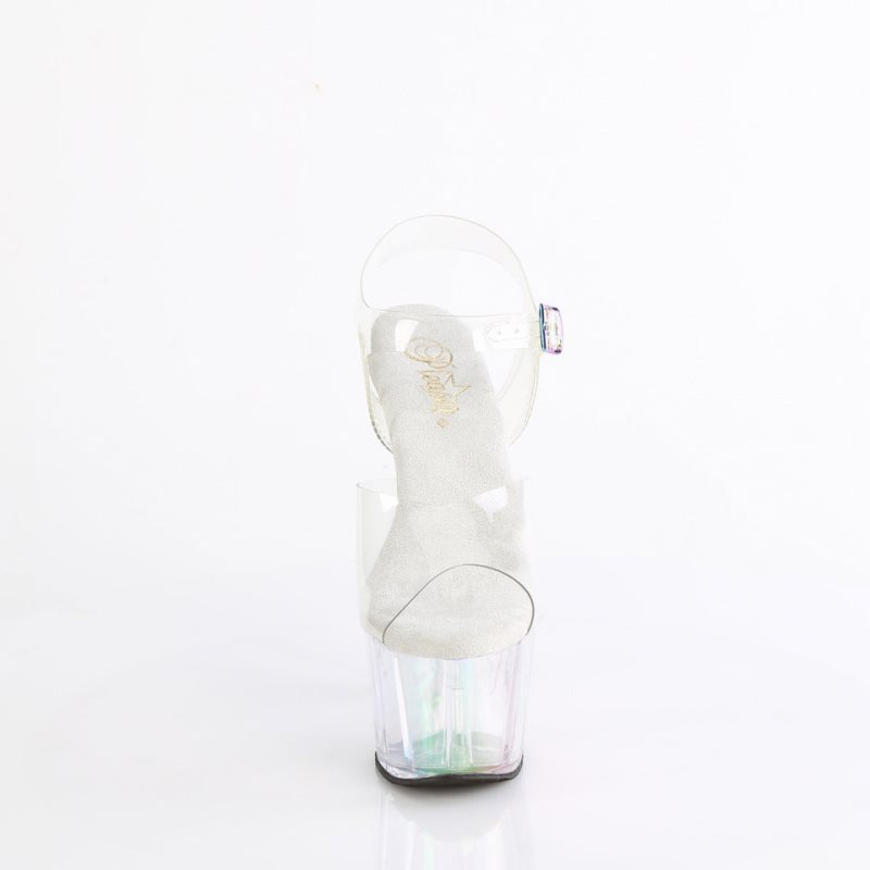 Pleaser Adore-708HT Hakken Dames Clear | BELGIE BEGWXSPA