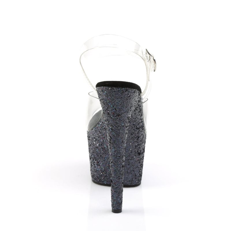 Pleaser Adore-708LG Hakken Dames Zwart | BELGIE BEYEAVXQ