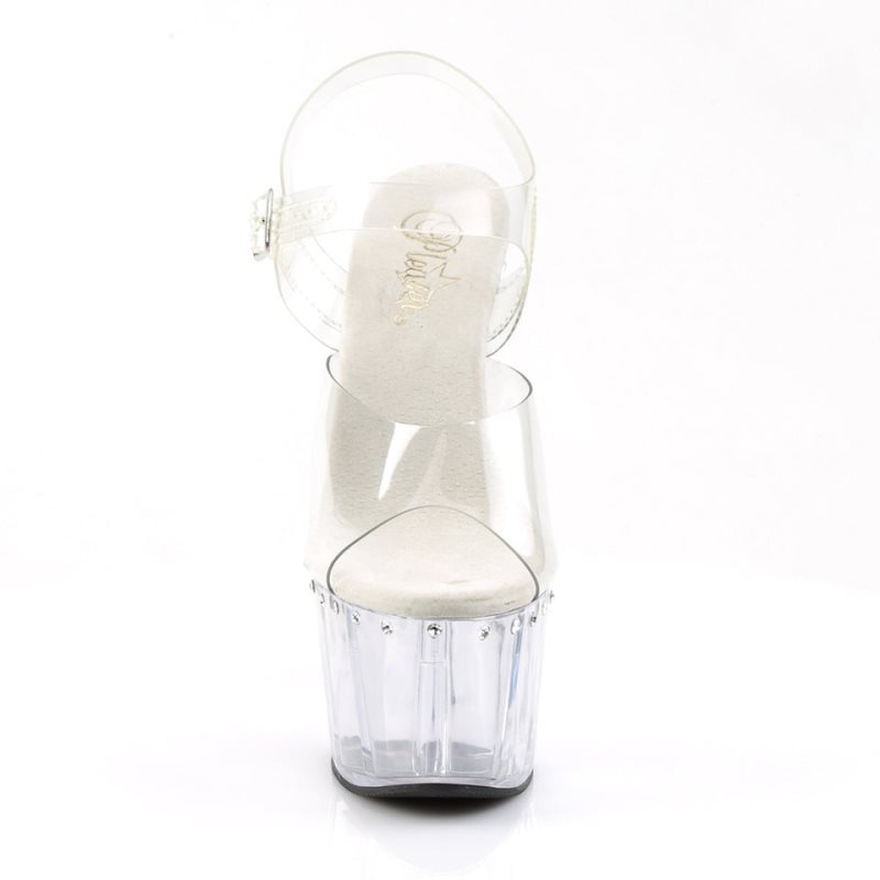 Pleaser Adore-708LS Hakken Dames Clear | BELGIE BELJUKIB