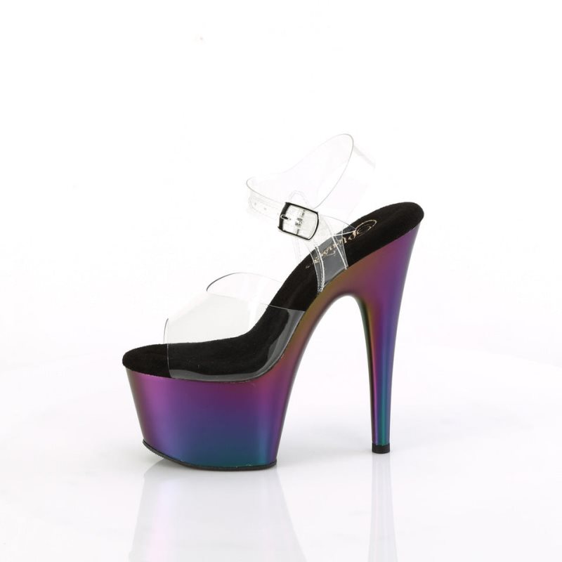 Pleaser Adore-708MCH Hakken Dames Paars | BELGIE BEXHNAQC