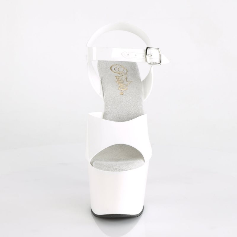 Pleaser Adore-708N Hakken Dames Wit | BELGIE BEIHBEXA