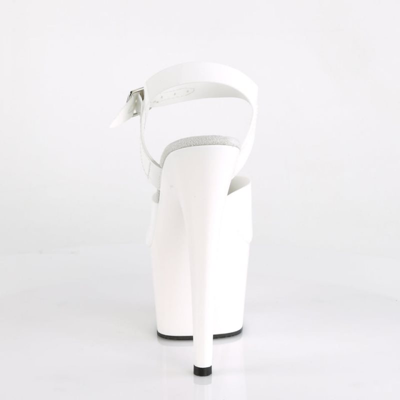 Pleaser Adore-708N Hakken Dames Wit | BELGIE BEIHBEXA