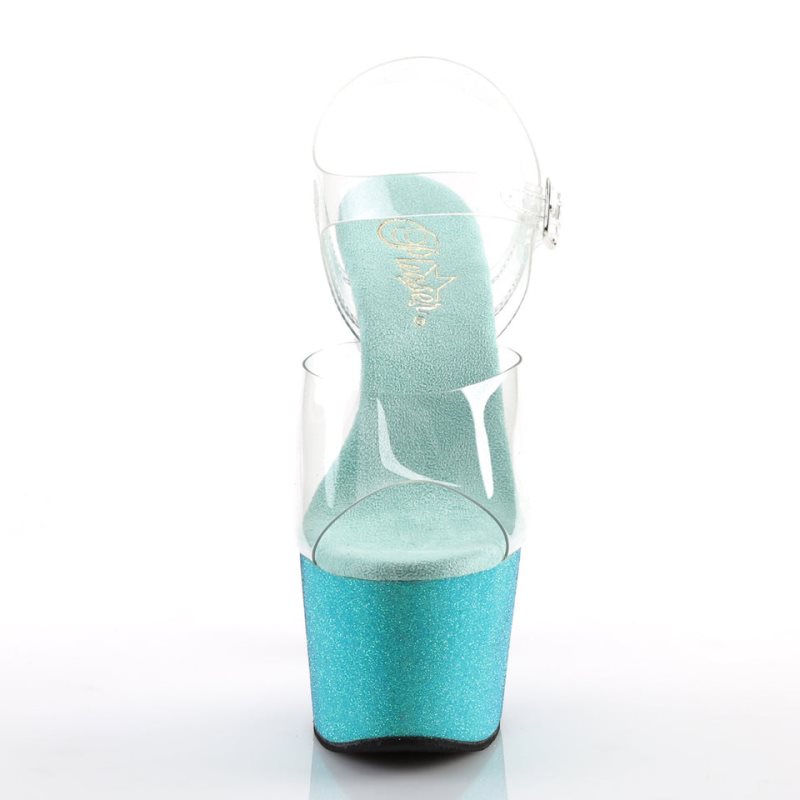 Pleaser Adore-708OMBRE Hakken Dames Turquoise | BELGIE BEZGPEWI