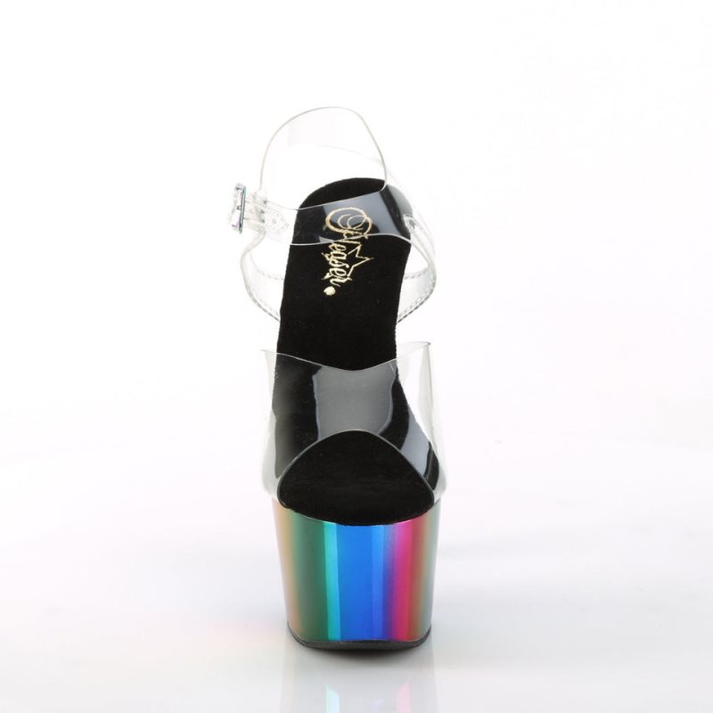 Pleaser Adore-708RC Hakken Dames Gekleurd | BELGIE BEFCBOMW