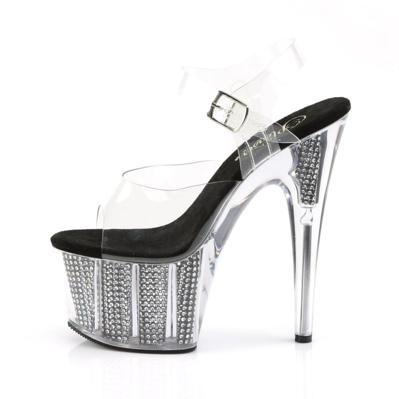 Pleaser Adore-708SRS Hakken Dames Zwart | BELGIE BEJZAHIR