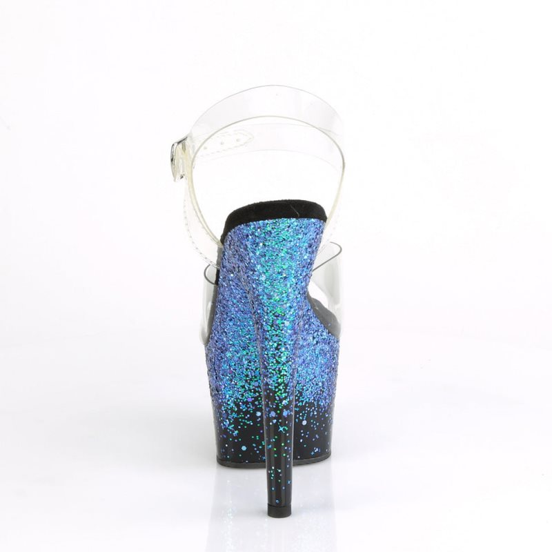 Pleaser Adore-708SS Hakken Dames Blauw | BELGIE BEYWGHNX