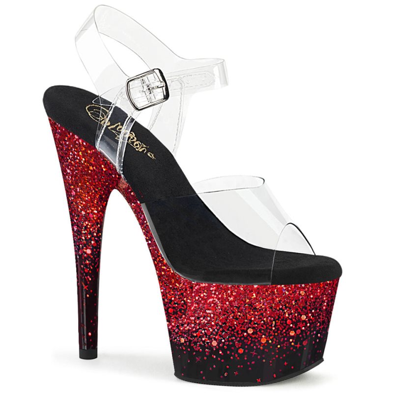 Pleaser Adore-708SS Hakken Dames Rood | BELGIE BEFSDMUW