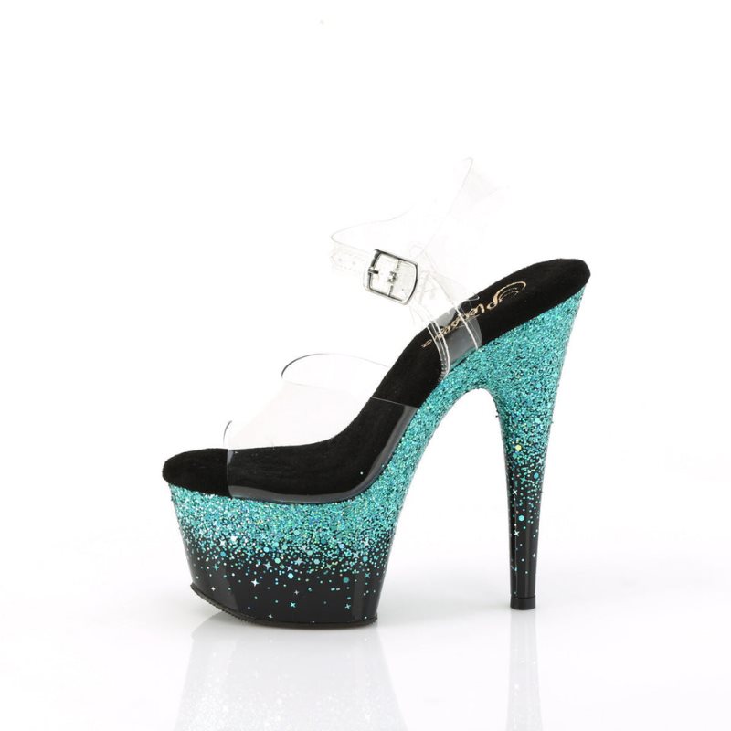Pleaser Adore-708SS Hakken Dames Turquoise | BELGIE BEOFDTHE