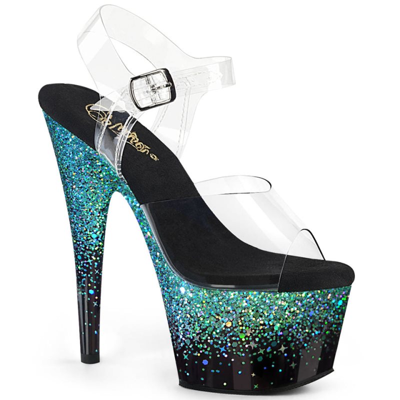 Pleaser Adore-708SS Hakken Dames Turquoise | BELGIE BEOFDTHE