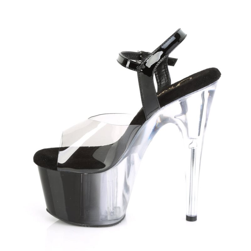Pleaser Adore-708T-1 Hakken Dames Grijs | BELGIE BEHZSTRN