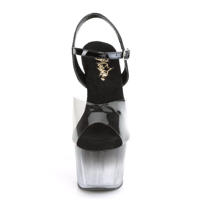 Pleaser Adore-708T-2 Hakken Dames Grijs | BELGIE BECMNYJK