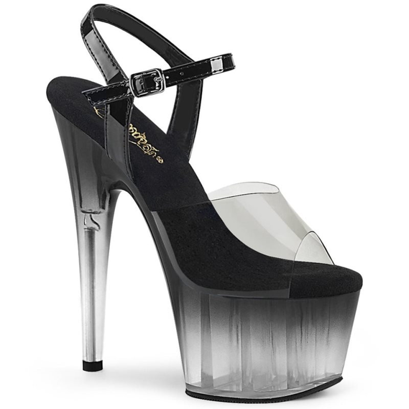 Pleaser Adore-708T-2 Hakken Dames Grijs | BELGIE BECMNYJK