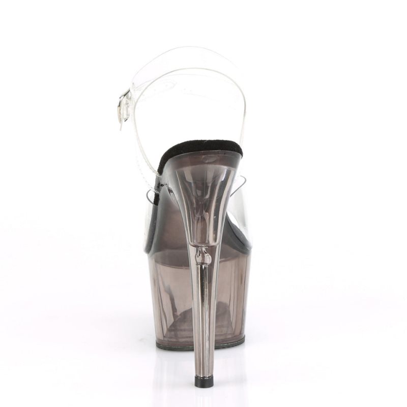 Pleaser Adore-708T Hakken Dames Grijs | BELGIE BEGRIWNP