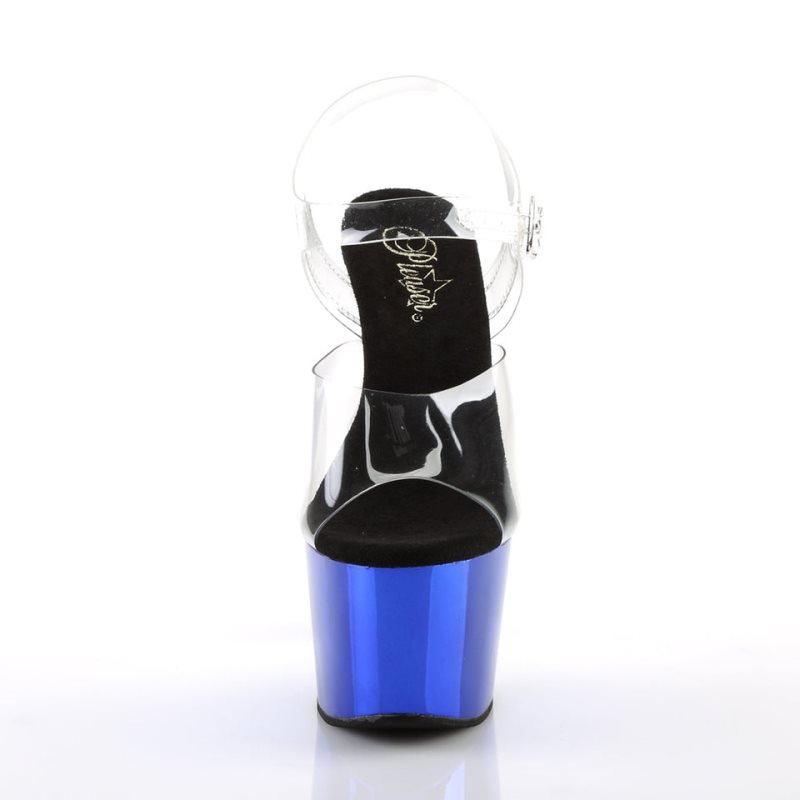 Pleaser Adore-708 Hakken Dames Blauw | BELGIE BECLQBGE