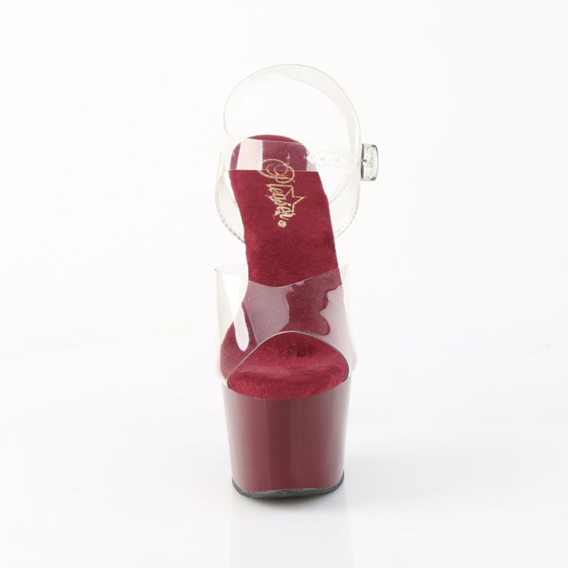 Pleaser Adore-708 Hakken Dames Bordeaux | BELGIE BELNTBJR