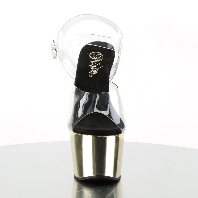 Pleaser Adore-708 Hakken Dames Goud | BELGIE BEXKSOLE