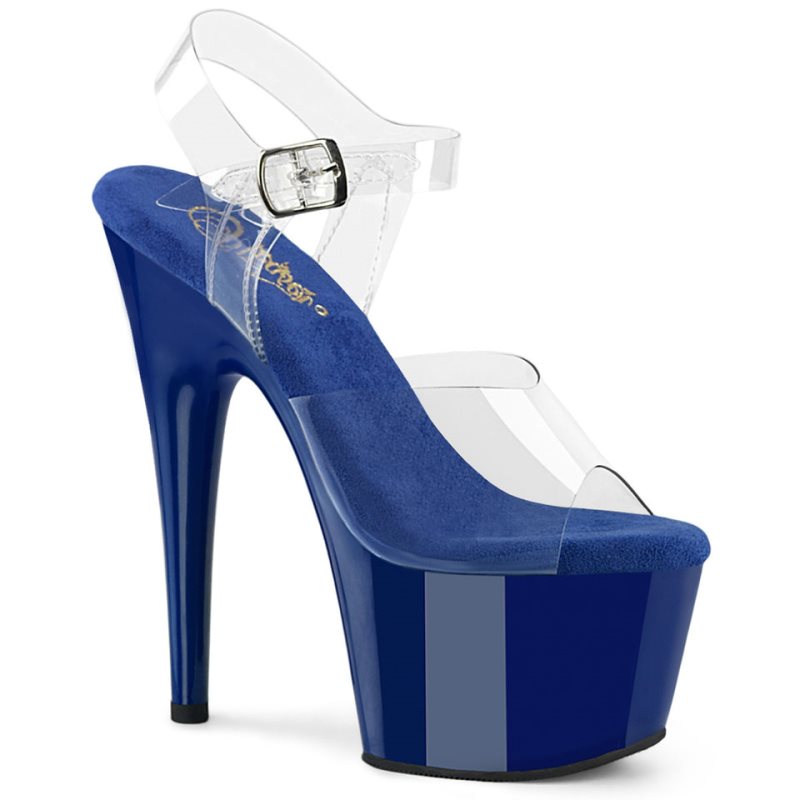 Pleaser Adore-708 Hakken Dames Koningsblauw Blauw | BELGIE BEPOLYCM