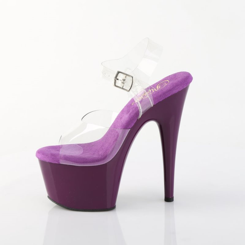 Pleaser Adore-708 Hakken Dames Paars | BELGIE BEXCLWBO