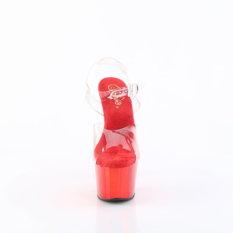 Pleaser Adore-708 Hakken Dames Rood | BELGIE BEVUXFRZ