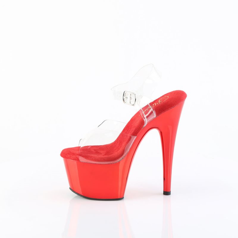 Pleaser Adore-708 Hakken Dames Rood | BELGIE BEVUXFRZ