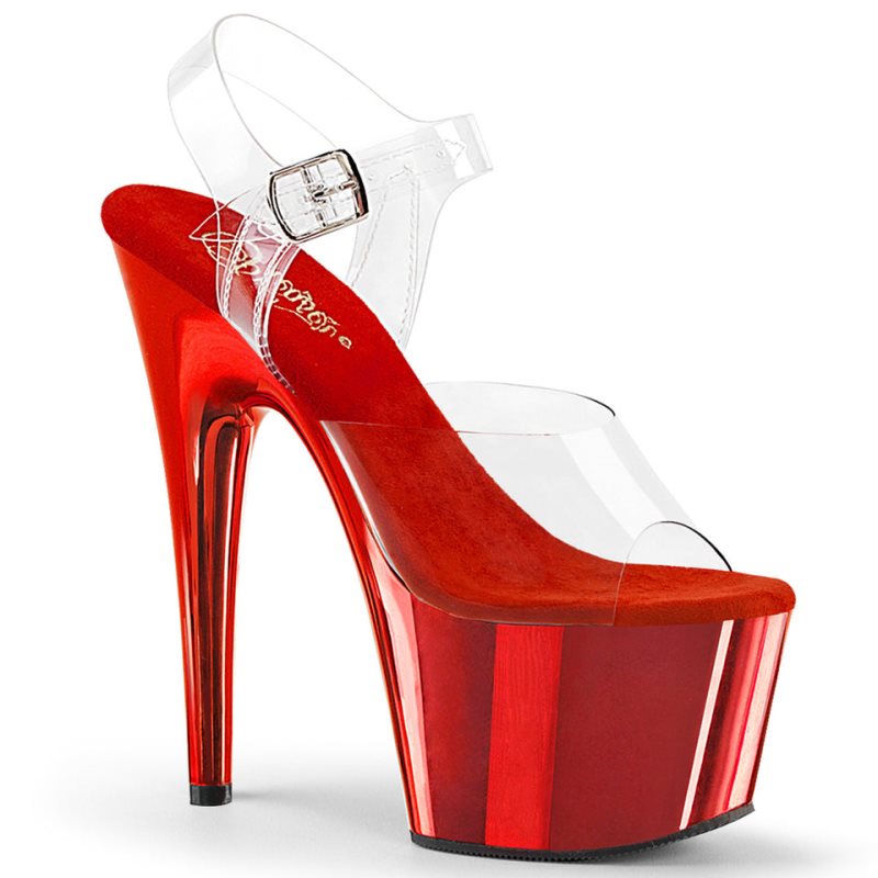 Pleaser Adore-708 Hakken Dames Rood | BELGIE BEVUXFRZ