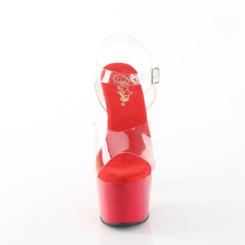 Pleaser Adore-708 Hakken Dames Rood | BELGIE BEFVIEWG