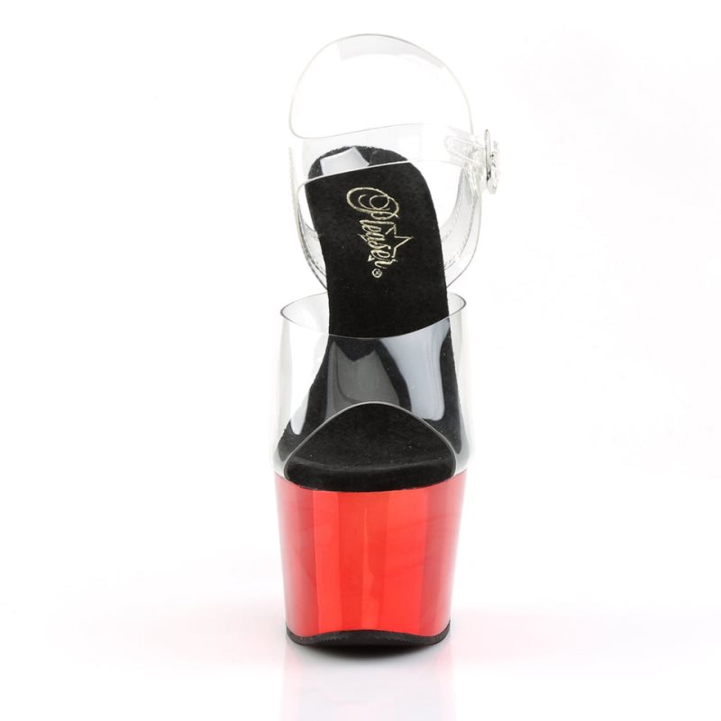 Pleaser Adore-708 Hakken Dames Rood | BELGIE BEJBEPNX