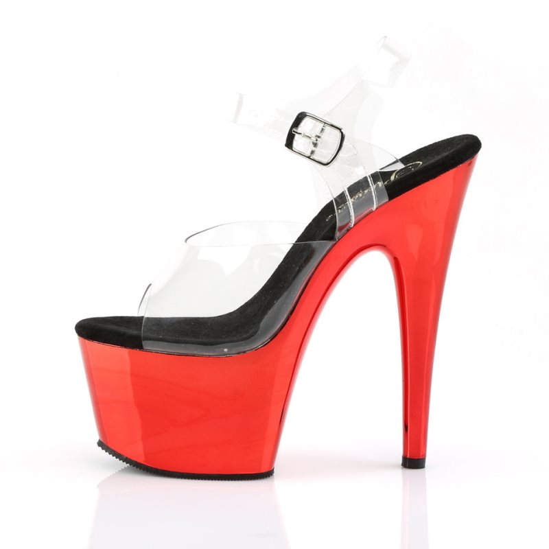 Pleaser Adore-708 Hakken Dames Rood | BELGIE BEJBEPNX