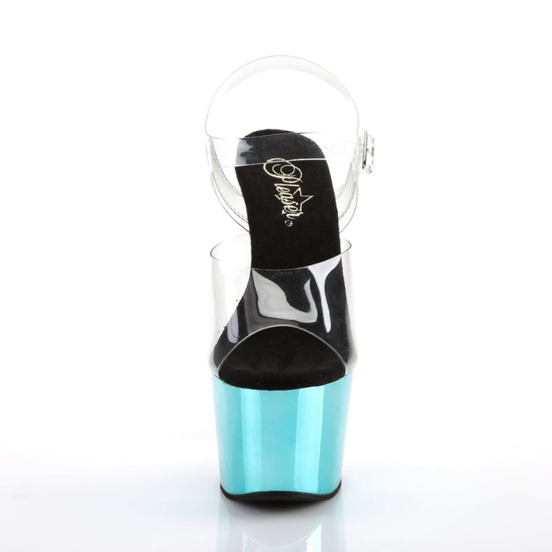 Pleaser Adore-708 Hakken Dames Turquoise | BELGIE BEODTXCN