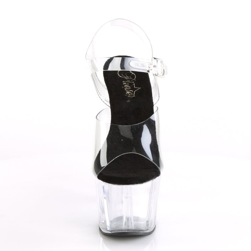 Pleaser Adore-708 Hakken Dames Zwart | BELGIE BEJTWDUA
