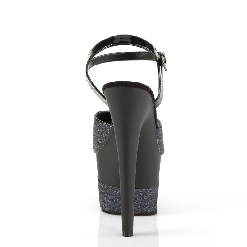 Pleaser Adore-709-2G Hakken Dames Zwart | BELGIE BERBLTHU