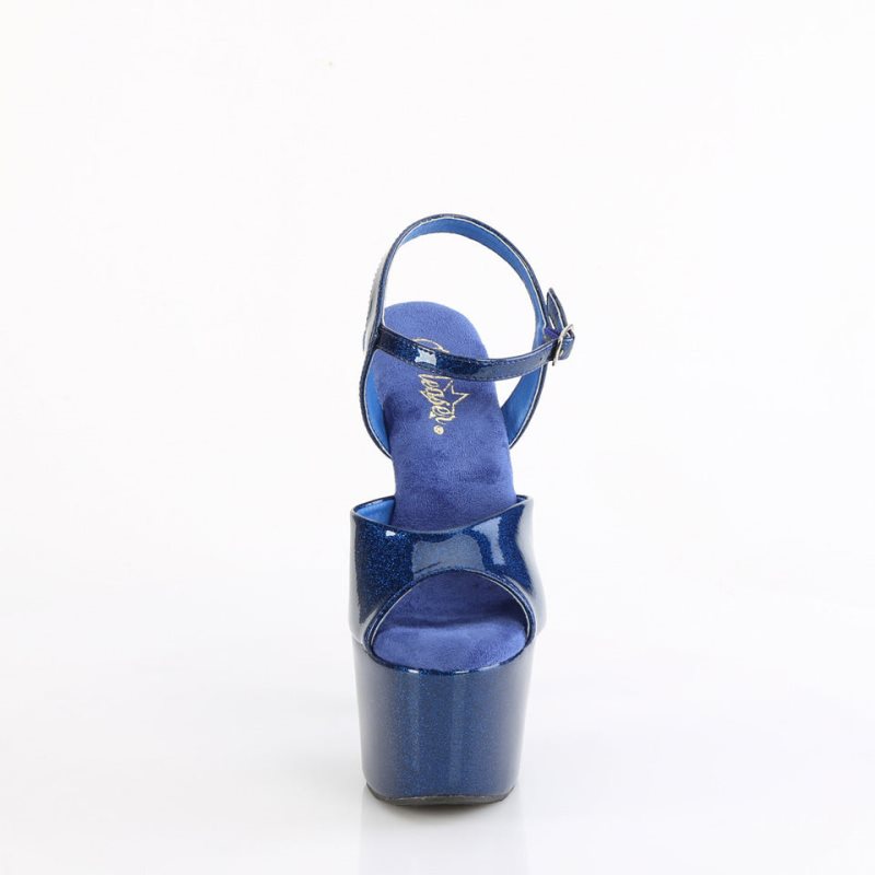 Pleaser Adore-709GP Hakken Dames Donkerblauw | BELGIE BELFUACW