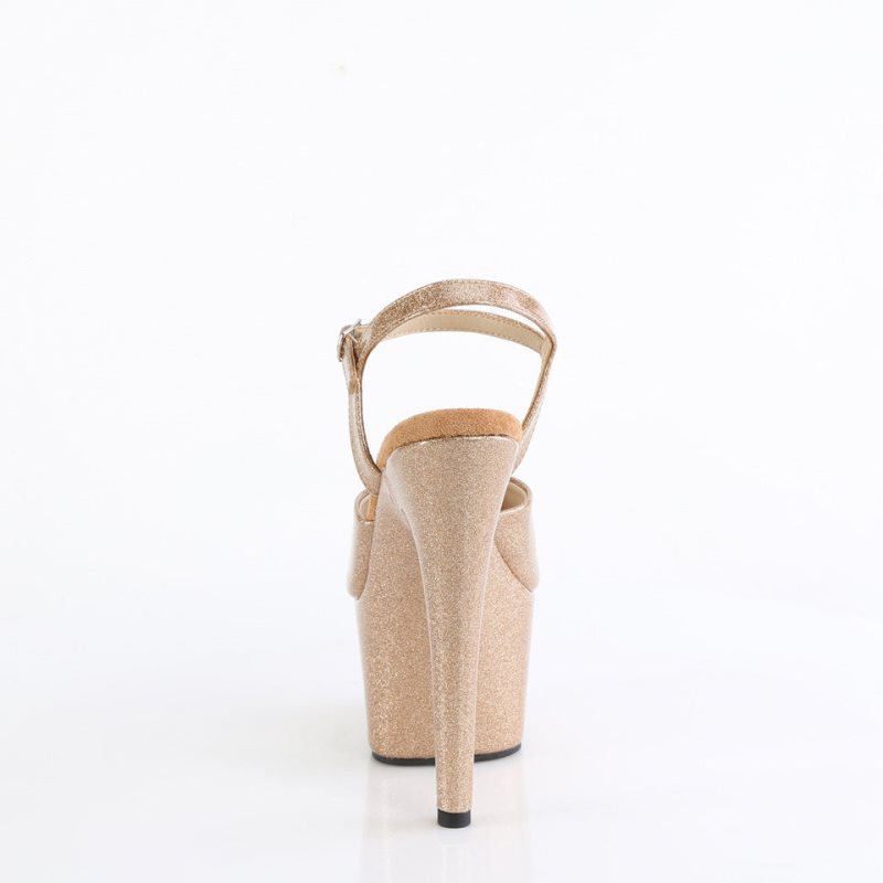 Pleaser Adore-709GP Hakken Dames Goud | BELGIE BEUIXAKM