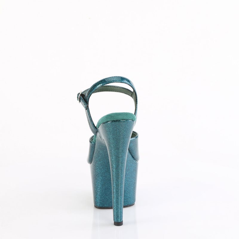 Pleaser Adore-709GP Hakken Dames Turquoise | BELGIE BEJWHQIP