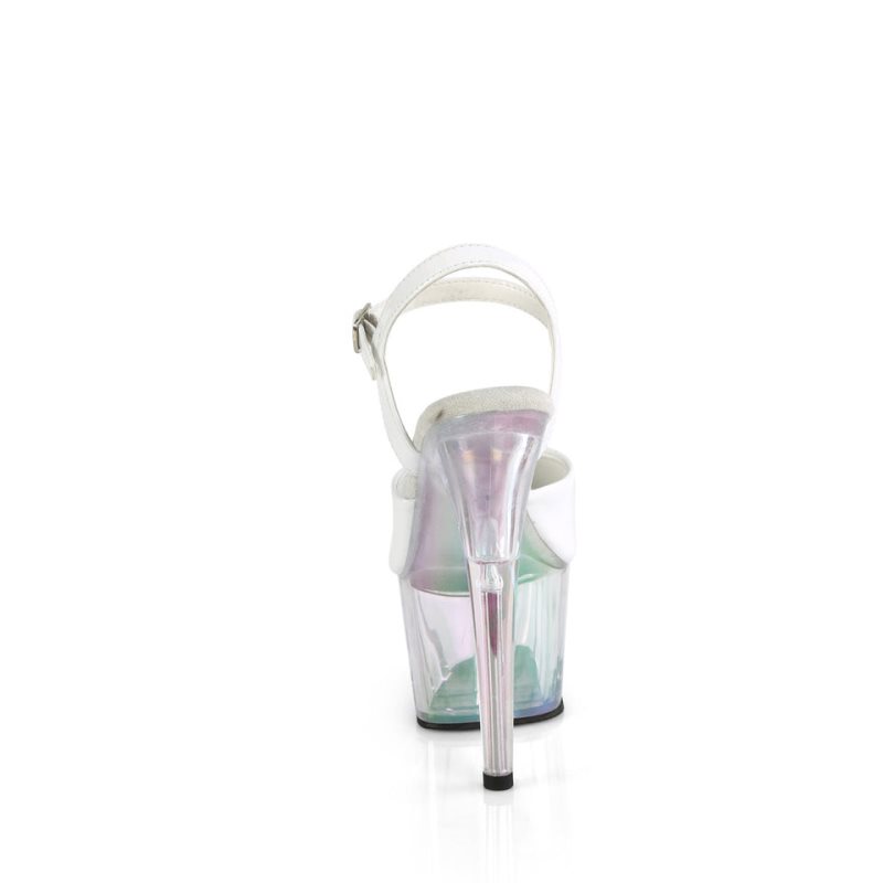 Pleaser Adore-709HT Hakken Dames Wit | BELGIE BECWAMNK