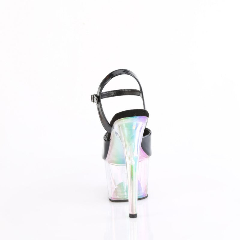 Pleaser Adore-709HT Hologram Hakken Dames Zwart | BELGIE BEVZXCFP