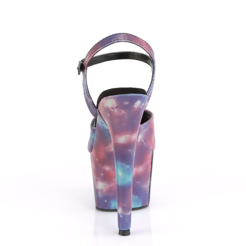 Pleaser Adore-709REFL Hakken Dames Paars Blauw | BELGIE BEYNRESC