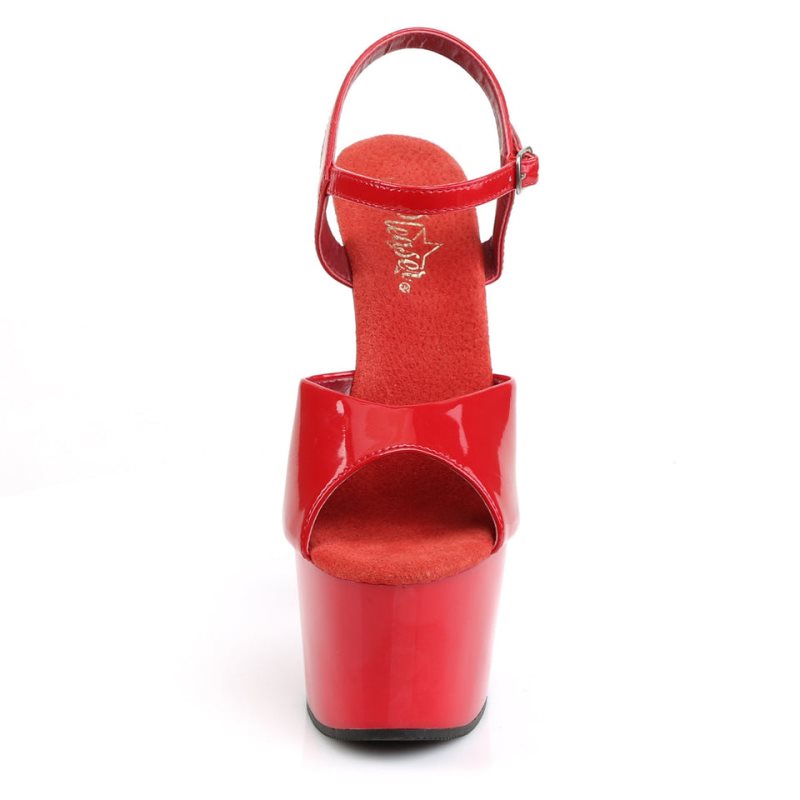 Pleaser Adore-709 Hakken Dames Rood | BELGIE BEOKQWBS