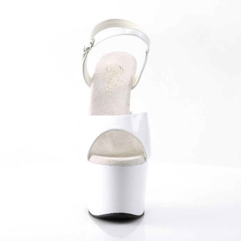 Pleaser Adore-709 Hakken Dames Wit | BELGIE BETKBHLA