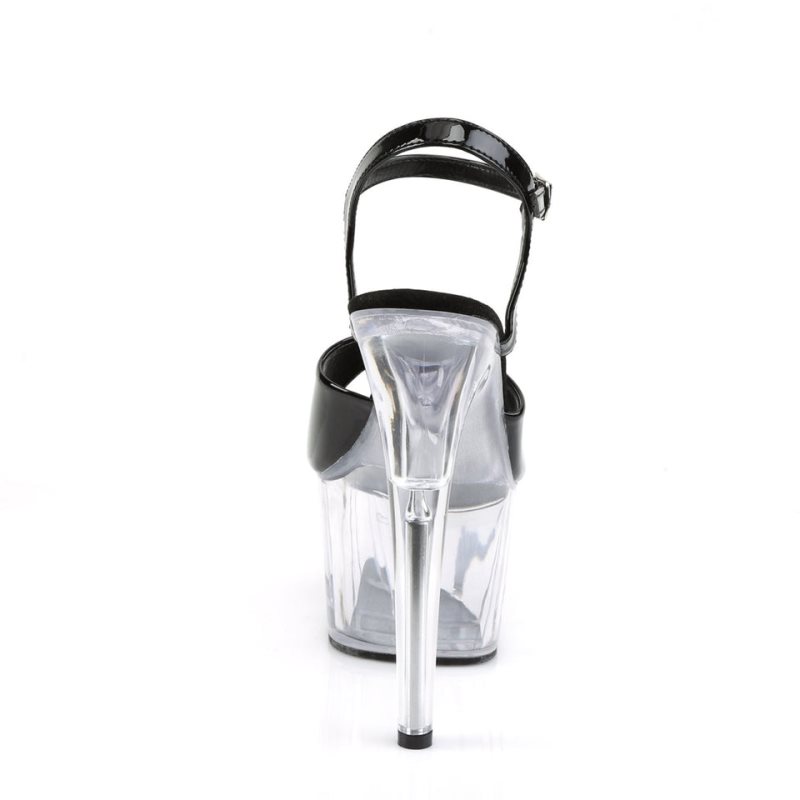 Pleaser Adore-709 Hakken Dames Zwart | BELGIE BEPJXWMT