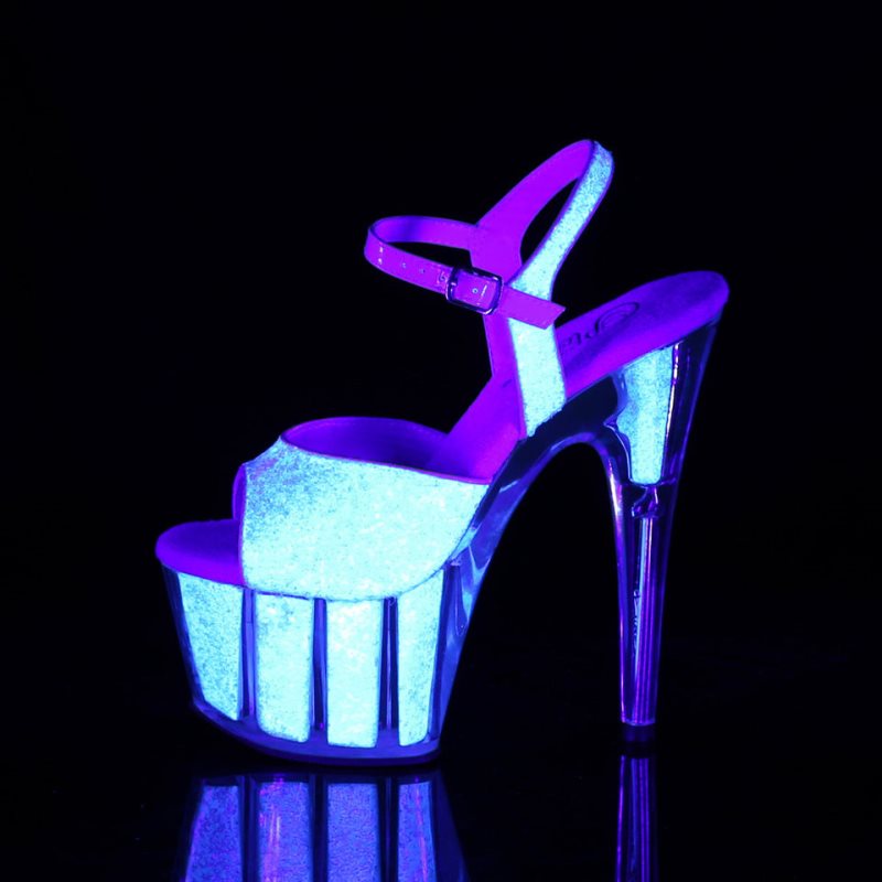 Pleaser Adore-710UVG Hakken Dames Wit | BELGIE BEGEIQFS