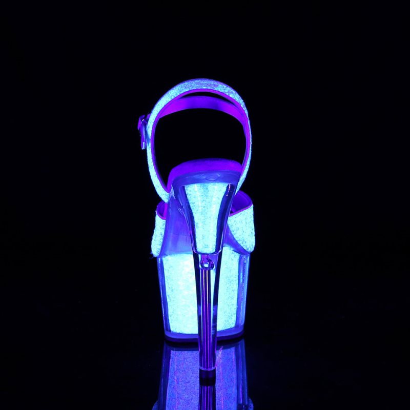 Pleaser Adore-710UVG Hakken Dames Wit | BELGIE BEGEIQFS