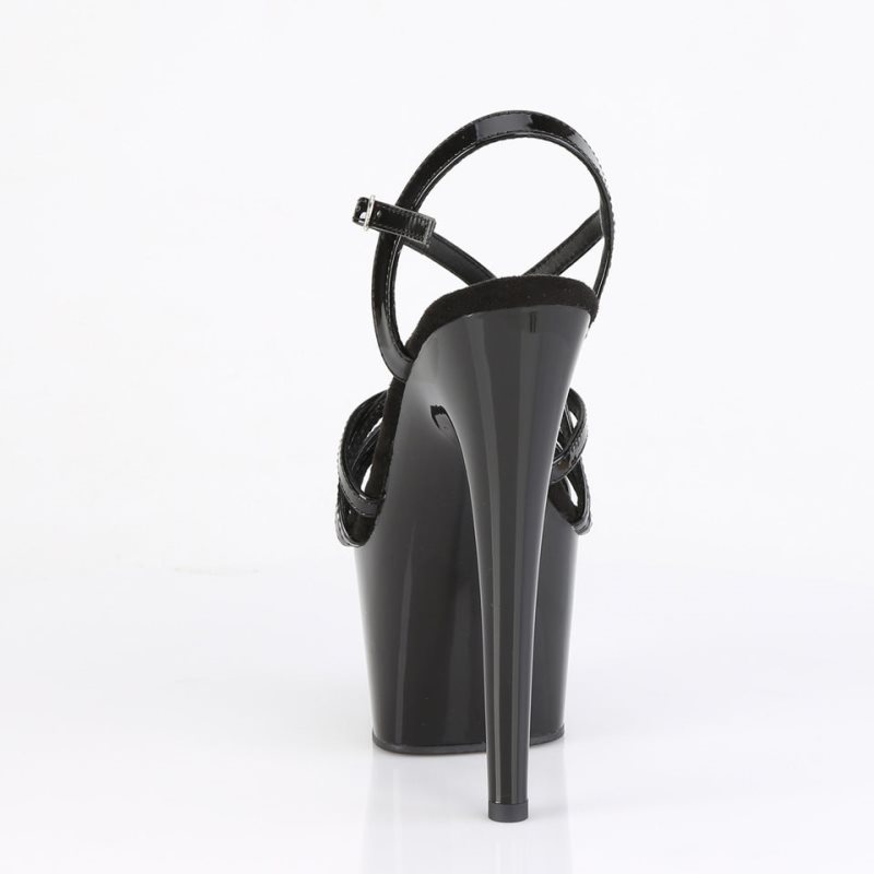 Pleaser Adore-713 Hakken Dames Zwart | BELGIE BEIHODRN