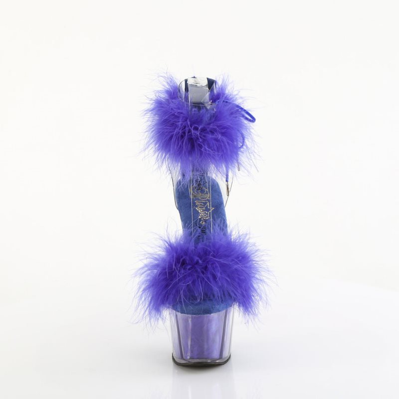 Pleaser Adore-724F Hakken Dames Blauw | BELGIE BEKJTSIG