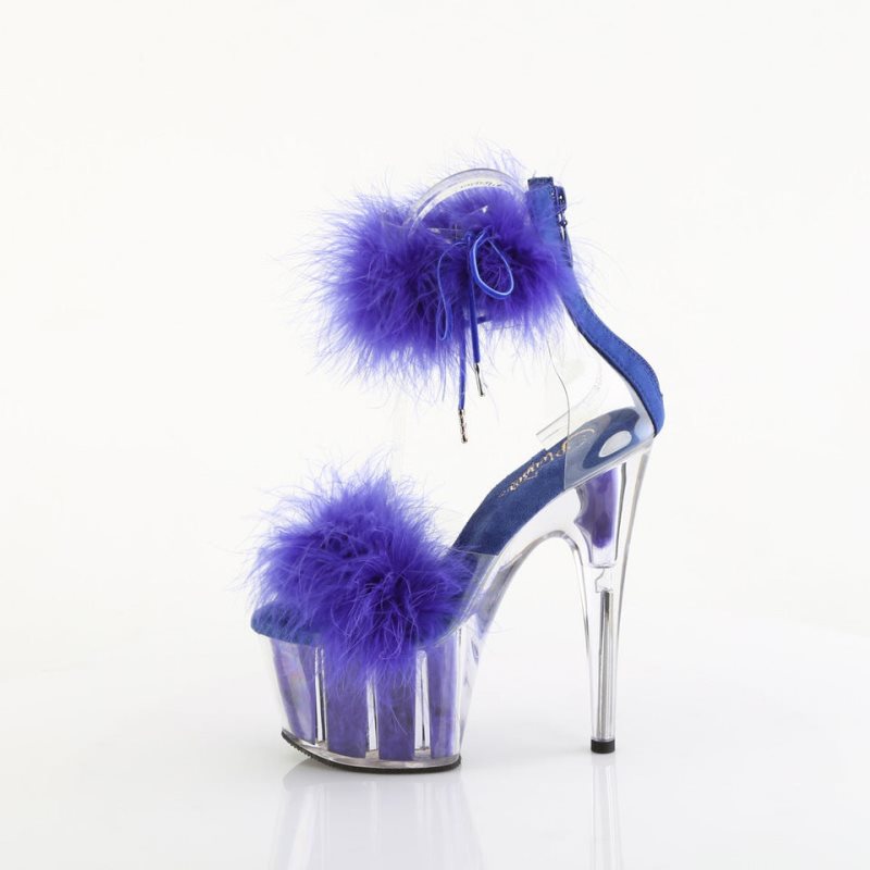 Pleaser Adore-724F Hakken Dames Blauw | BELGIE BEKJTSIG