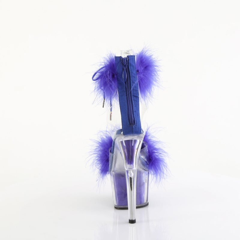 Pleaser Adore-724F Hakken Dames Blauw | BELGIE BEKJTSIG