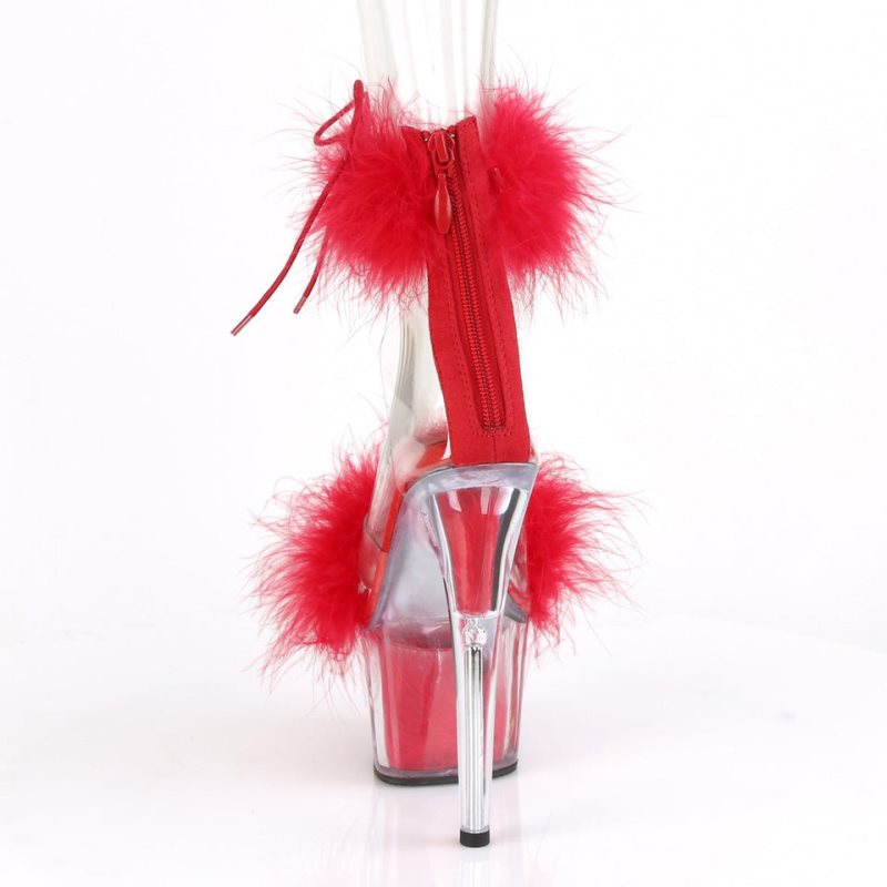 Pleaser Adore-724F Hakken Dames Rood | BELGIE BEPQBTKC